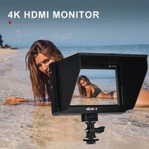 Viltrox 7 인치 4K HD DSLR 카메라 모니터 필드 디스플레이 화면 비디오 지원 LCD HDMI IPS 입력 1024600 Ni Canon, 02 DC-70HD