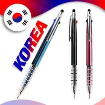 판촉물/1000개/국산 코리아5링니들3색터치펜 독일잉크/초초저점도 볼펜/터치펜/기능성/홍보행사용품 대량구, 기본1000개구매시, 인쇄신청