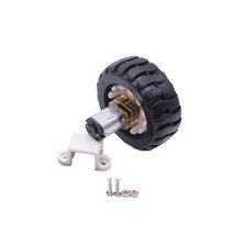 리니어모터 가이드모터 인코더가 있는 DC3V6V12V 기어 모터 43mm 휠 커플 링 브래킷 키트 DiY Arduino 로, 07 150_01 3 볼트