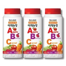 파스퇴르 100% 유기농 야채농장 ABC주스 190ml X 21팩