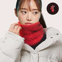 국내제작 공갈 목폴라 초경량 보온성 페이크 폴라 스포츠 조깅 낚시 싸이클 바이크, 빨강색