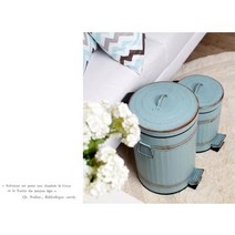 철제 빈티지 신혼집 예쁜 패달쓰레기통 욕실용, 사이즈_대(12L), 상세페이지 참조