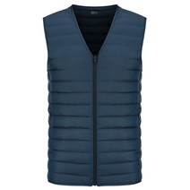 레드페이스 남성용 겨울 시베리안 구스 사용 털 빠짐이 없는(무봉제) 프로 라이트 튜브 테크 구스 브이 베스트 R19-pt