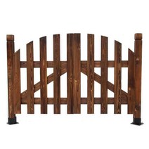 원목정원문 대문 마당 울타리 전원주택 펜스, 이중 개방 폭 120 x 높이 80cm