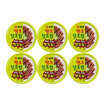 샘표 반찬 통조림 6입, 샘표 땡초장조림 90g x 6