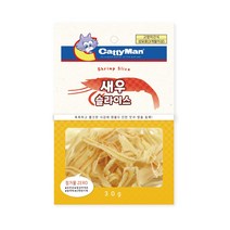 캐티맨 슬라이스 30g 고양이간식, 새우 슬라이스 30g