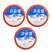 웰빙헬스 WHB 고운발 크림 100g 관리 풋크림 에뮤오일 발각질, 3개