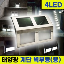 태양광 정원등 계단등 벽등 난간 조명 테라스 난간 태양열 표시등, 계단벽부등_중