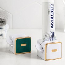 골드라인 핸드크림 짜개 튜브 링거 물감 스퀴저 디스펜서 치약 염색약 만능돌려 짜기 짜주는 기계 폼클렌징 짜는 도구 플라스틱 기구 거치대 화장품 클렌징폼 스퀴즈 홀더, 색상, 화이트