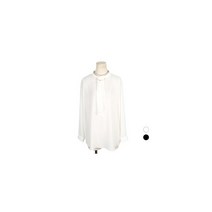 [네오쿠비카] 빅사이즈 스카프 비즈넥 블라우스 BRS571