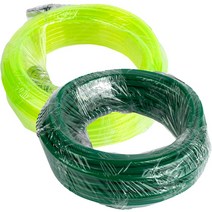 국산 연질 에어호스 꼬임방지 직선 호수 내경4.5mm 외경8mm, 형광색, 30M