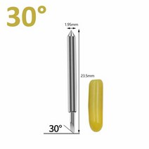30/45/60 도 롤랜드 크리컷 커팅 플로터 비닐 오프셋 나이프 블레이드 샤프하고 내구성이 강한 조각, 01 30 degrees_01 5Pcs