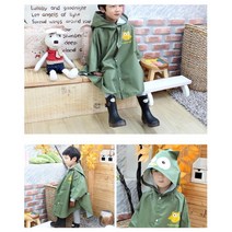비오는날 외출 깜찍한 아이 망토 우비 새해선물 역할놀이 교구, 핑크XL