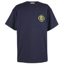 발렌시아가 로고 자수 패치 티셔츠 612965 TLV61 4140