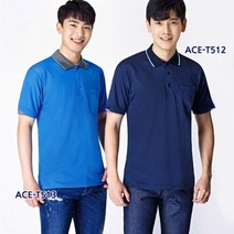 에이스 작업복상의 ACE-T512 반팔 카라티셔츠 단체복, XL, XL, 1개