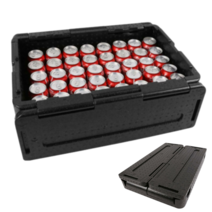 캠퓨스 캠핑 낚시 대용량 60L 휴대용 아이스박스, 다크 블랙