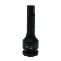 Teng Tools １/2 Inch Drive Metric Chrome Molybdenum 5mm Hex Impact Socket Bit - 921505-C, 1