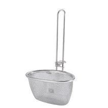 Leadigol Slotted Spoon Kitchen Home Food Sieve Mesh Net Stainless Steel Fry Basket Hot Pot Colander