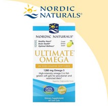 Nordic Naturals 얼티메이트 오메가3 640mg 레몬맛 60캡슐(1개월분)