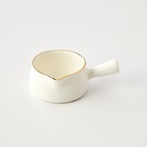 모던하우스 언제나 플러스미니골드한손직선핸들팟종지 CA3121014, 핸들 포함 지름 6.5cm, 1개