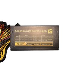 eth 마이닝 머신에 적합 b75b250 특수 고전력 전원 공급 장치 1800w btc12 그래픽 카드 24p atx 메인 보드 110v-230v, 미국 표준