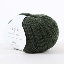 [앵콜스] 아르고 슈퍼파인 메리노울 50g 최상급 퀄리티 뜨개실, 87 포레스트