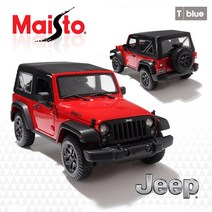 마이스토 1-18 지프 랭글러 2014 Red 모형차 jeep