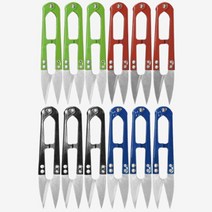 쪽가위 12P 세트 실 가위 재단 고급 미니 미싱 실밥 제거, 쪽가위 세트, 1개