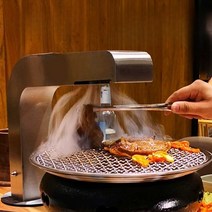 식당 고깃집 연기 후드 코브라 테이블 닥트 환풍기, 산업용 파이프