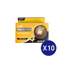 대길 노런 왕파리끈끈이 5매X10개 총50매입 초강력파리잡이 파리트랩 파리스티커 파리약 파리채, 1개