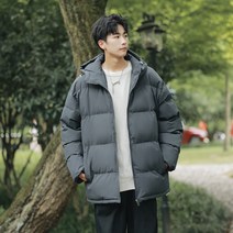 겨울 홍콩풍 커플 캔디톤 후드 도톰 기모 루즈핏 패딩 a88 제어8