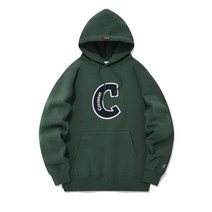 커버낫 부클 어센틱 C 로고 기모 후디 그린