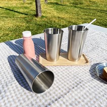 이중 카페음료컵 보온보냉 스테인레스컵 450ml 600ml 720ml, 450ml (87mmX143mm), 1개