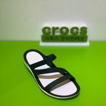 크록스 스위프트 워터 샌들 블랙화이트(203998)