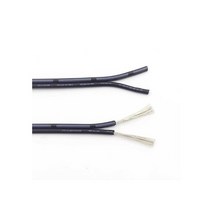 주석 도금 구리 절연 PVC 연장 LED 스트립 케이블 UL2468 2 핀 전선 16 18 20 22 24 26 2830 AWG 게이지 5m 10m 20m, Black White_10 meters | 16AWG
