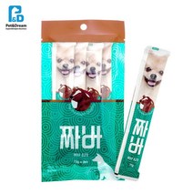 고단백 소화잘되는 유산균함유 애견 츄르간식 10봉 건강츄르 치아관리 댕댕이츄르