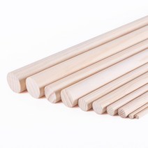 셀프인테리어마켓 목봉 재단 - 스트레칭봉 DIY원목봉 우드봉 나무봉 DIY 목재, 두께 3cm - 길이 110cm