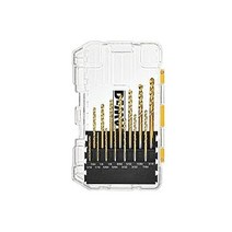 DEWALT 디월트 티타늄 질화물 코팅 드릴 비트 세트 파일럿 포인트 21개 DW1361, 21-Piece Drill Bit Set, Drill Bit Set