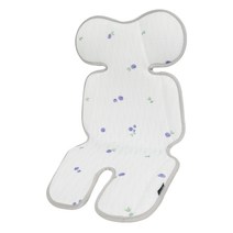 벤티요 국산 3D 에어 메쉬 쿨시트 라이너 유모차 카시트, 화이트