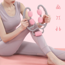 바디롤링 마사지기 목 어깨 종아리 전신, 블루, 1개