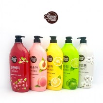 샤워메이트 대용량 1200g 바디워시365쇼핑, 3. 유자 1200g