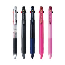 유니 제트스트림 3색 유성볼펜 0.37mm SXE3-400-38, 로즈핑크 0.38 (SXE3-400)