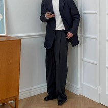 지플리시 남성용 와이드 슬랙스