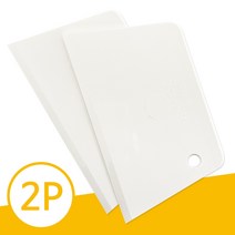 원라이프 직사각 스크래퍼 2p 베이킹 제빵 반죽 칼, 2개입