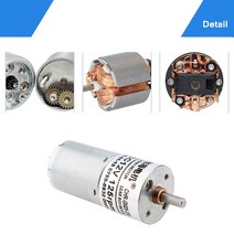 트렉전기자전거키트 전동 하이브리드 25GA-370 DC 기어 모터 6V12V24V DIY 지능형 추적 모델 트롤리 자동, 20 12V 12.5rpm, 05 D SET