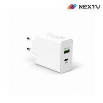 이지넷 퀵차지3.0+USB-PD 36W 2포트 충전기 NEXT-QTC603, 1