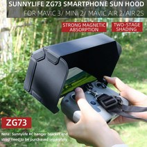 원격 제어 썬 후드 DJI Mavic Air 2 S /DJI 미니 선글라스 접이식 마그네틱 양산 전화 홀더 Acessorios 3, [01] Black