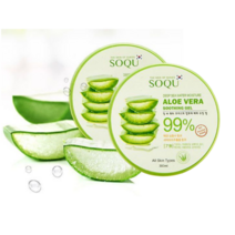 1+1 제주산 알로에베라 99% 300ml 수딩젤 피부보습 진정 성인 땀띠 건조 수분크림 알로에겔, 1+1 제주산 알로에베라 수딩젤