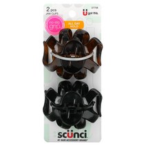 Scunci 헤어 액세서리 미끄럼 방지 종일 고정 문어발 집게 2개