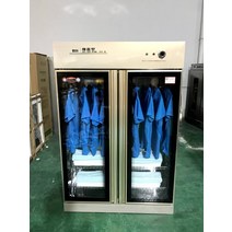 가운살균기 유니폼 소독기 UV 호텔 모텔 업소용 수건, 400L 실버 싱글 도어걸이 막대 포함